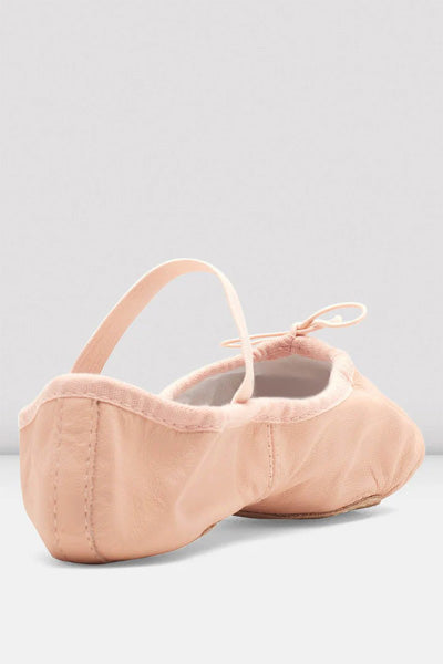 bloch s0258 ladies dansoft ll split sole ballet shoes-back